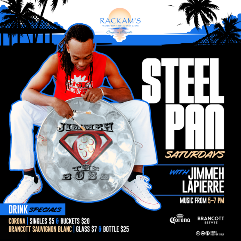 Steel Pan Saturdays at Rackam's